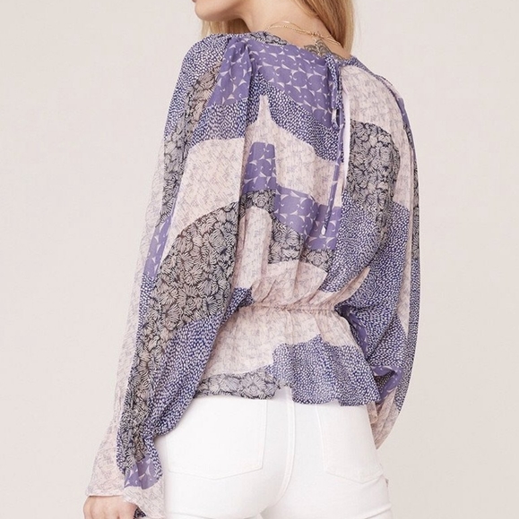 BB Dakota​Easy Breezy Patchwork Floral-Print Top - Picture 10 of 16